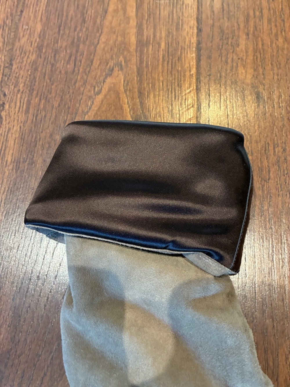 Stuart Weitzman Over-the-Knee Suede Boots in Light Taupe - Picture 5 of 5